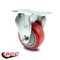 Service Caster 3.5 Inch Red Polyurethane Wheel Rigid Top Plate Caster SCC-20R3514-PPUB-RED-TP3 - alternate 1